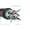 Equip USB-A uz Serial (DB9) kabelis, vīriešu/vīriešu 1.5m, melns
