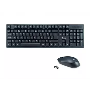 Equip bezvadu tastatūras un peles komplekts PT izkārtojums, pilna izmēra, 105 taustiņi