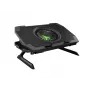 GENESIS Oxid 850 dzesēšanas paliktnis klēpjdatoram 43.9 cm (17.3 inch) 2500 RPM Melns