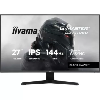 iiyama G-MASTER G2741QSU-B1 dators monitoris 68.6 cm (27 collas) 2560 x 1440 pikseļi QHD melns