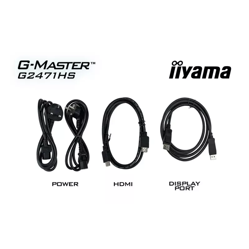 iiyama G-MASTER G2471HS-B1 dators monitors 60,5 cm (23,8 colli) 1920 x 1080 pikseļi Full HD melns
