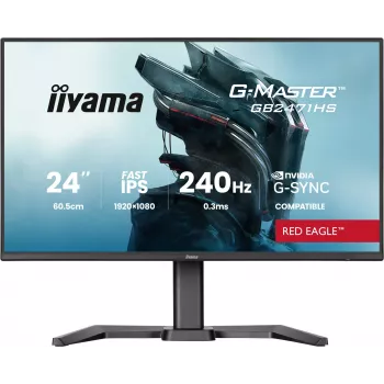 Iiyama G-MASTER GB247HS1-B1 23.8 collu Full HD monitors ar 240Hz un 0.3ms MPRT