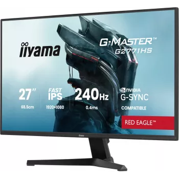 iiyama G-MASTER G2771HS-B1 monitors 68.6 cm (27 collas) 1920 x 1080 pikseļi Full HD Melns