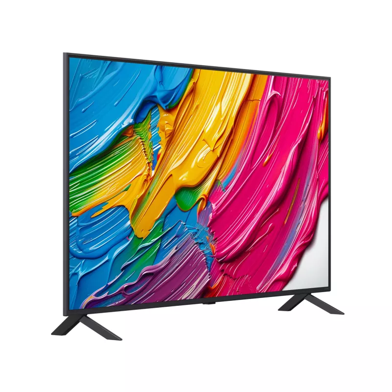 LG QNED AI 55QNED80A6A 139,7 cm (55 collu) 4K Ultra HD viedtelevizors, Wi-Fi, melns