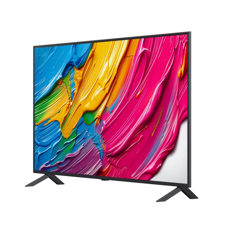 LG QNED AI 55QNED80A6A 139,7 cm (55 collu) 4K Ultra HD viedtelevizors, Wi-Fi, melns
