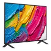 LG QNED AI 50QNED80A6A 127 cm (50 collu) 4K Ultra HD viedtelevizors Wi-Fi Melns