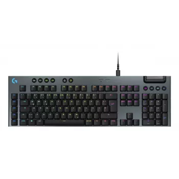 Logitech G915 X USB-A vadu zema profila spēļu tastatūra taustes melna Qwertz Deutsch