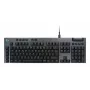 Logitech G915 X USB-A vadu zema profila spēļu tastatūra taustes melna Qwertz Deutsch