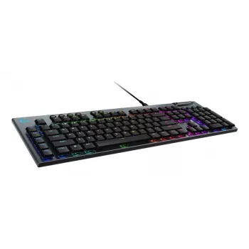 Logitech G915 X USB-A vadu zema profila spēļu tastatūra taustes melna Qwertz Deutsch