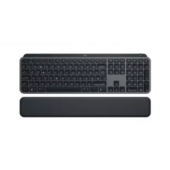 Logitech MX Keys S tastatūra ar plaukstas balstu, grafīta, QWERTZ Šveice