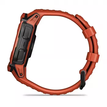 Viedpulkstenis GARMIN Instinct 2X Solar — sporta pulkstenis, 50 mm polimēra korpuss, saules uzlāde, GPS (GPS/GLONASS/Galileo), 10 ATM, silikona siksniņa