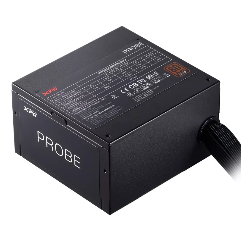 XPG PROBE 700 BRONZE Barošanas bloks, 700 W, 100-240 V, 47-63 Hz, 10 A, Aktīvs, 19 A