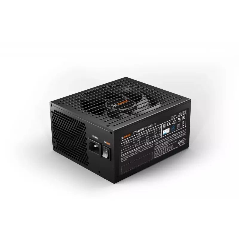 be quiet Straight Power 12 barošanas bloks 750 W 20+4 pin ATX ATX Melns