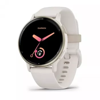 Viedpulkstenis GARMIN Vivoactive 5 — sporta pulkstenis, alumīnija/polimēra korpuss 42 mm, AMOLED 1,2 collas, GPS/GLONASS/Galileo, HR un SpO2, 5 ATM, 11 dienu akumulators