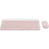 LOGITECH Bezvadu tastatūras un peles komplekts MK470 Rose QWERTY US/Int'l