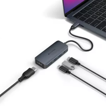 Targus HyperDrive Next 4 Portu USB-C Hubs, Zils