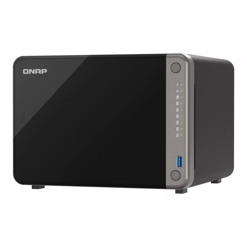 QNAP TS-AI642-8G NAS/server glabāšana Tornis ARM Cortex-A76 8 GB Melns