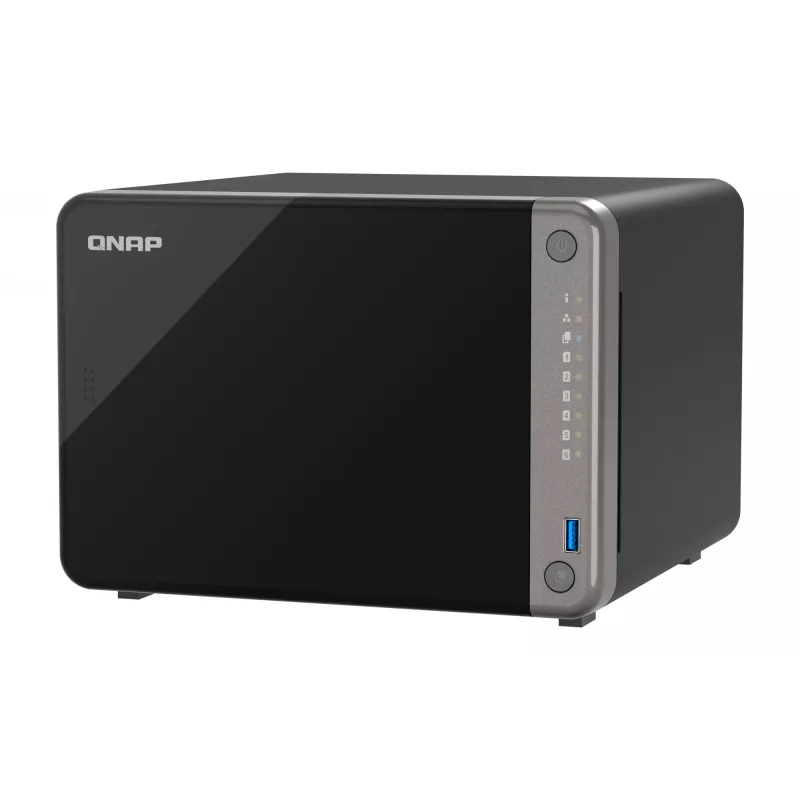 QNAP TS-AI642-8G NAS/server glabāšana Tornis ARM Cortex-A76 8 GB Melns