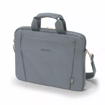 DICOTA Eco Slim Case Base - 11-12.5 collu piezīmjdatora maciņš - Pelēks / 300d Rpet Poliesters