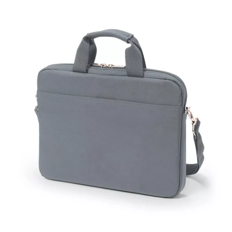DICOTA Eco Slim Case Base - 11-12.5 collu piezīmjdatora maciņš - Pelēks / 300d Rpet Poliesters