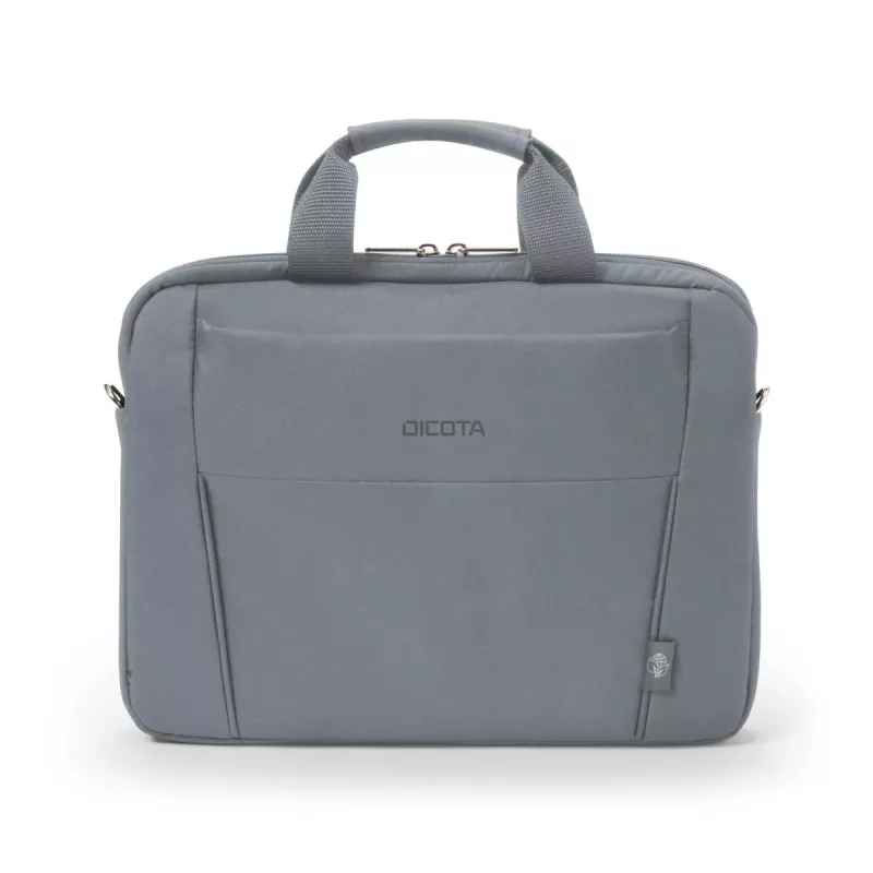 DICOTA Eco Slim Case Base - 11-12.5 collu piezīmjdatora maciņš - Pelēks / 300d Rpet Poliesters