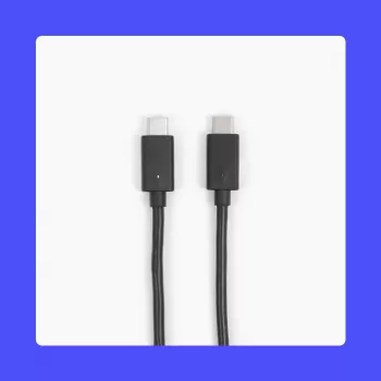 Owl Labs USB-C vīriešu–USB-C vīriešu kabelis Meeting Owl 3 (4,87 m) Melns