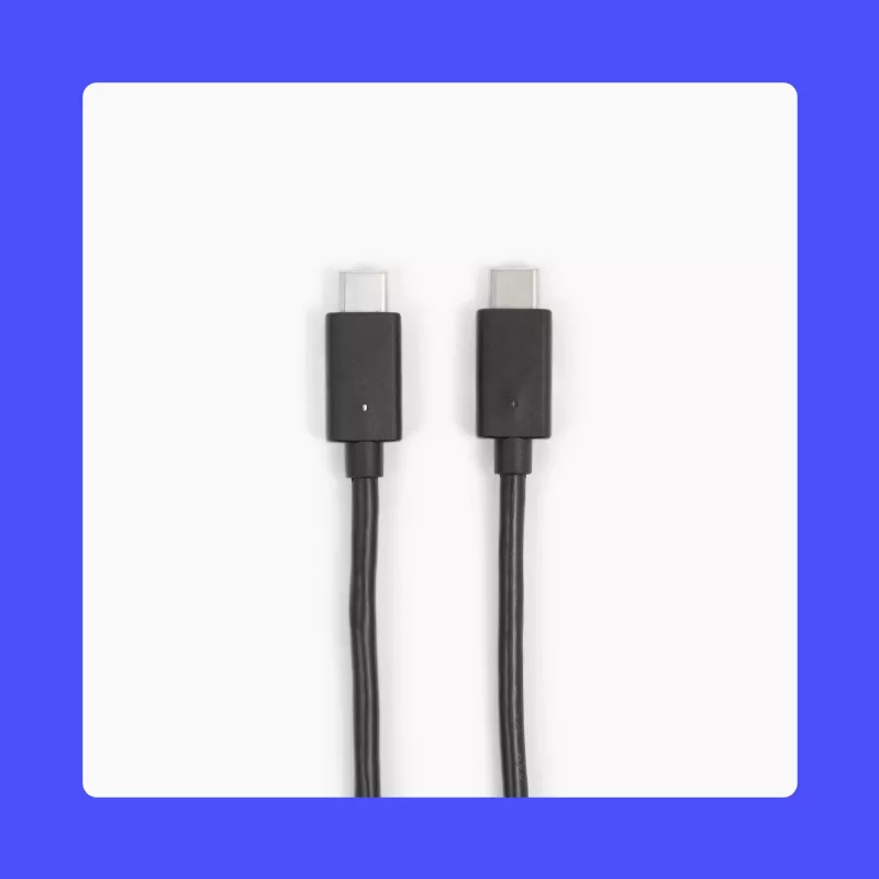 Owl Labs USB-C vīriešu–USB-C vīriešu kabelis Meeting Owl 3 (4,87 m) Melns