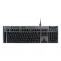 Bezvadu tastatūra LOGITECH G915 X USB-A zema profila spēļu tastatūra, taustes, melna, Azerty Fr