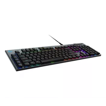 Bezvadu tastatūra LOGITECH G915 X USB-A zema profila spēļu tastatūra, taustes, melna, Azerty Fr