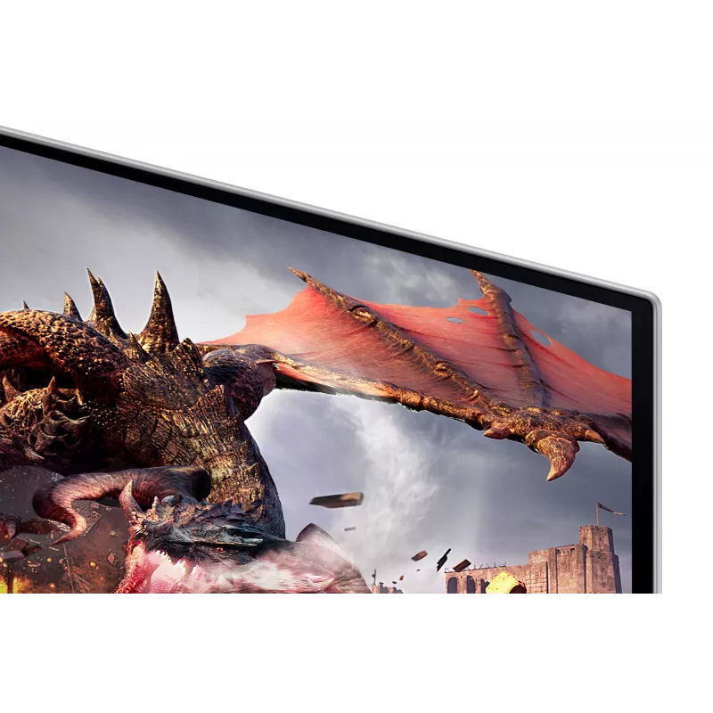 Samsung G80SD datora monitors 81,3 cm (32 collu) 3840 x 2160 pikseļi 4K Ultra HD OLED Sudrabs