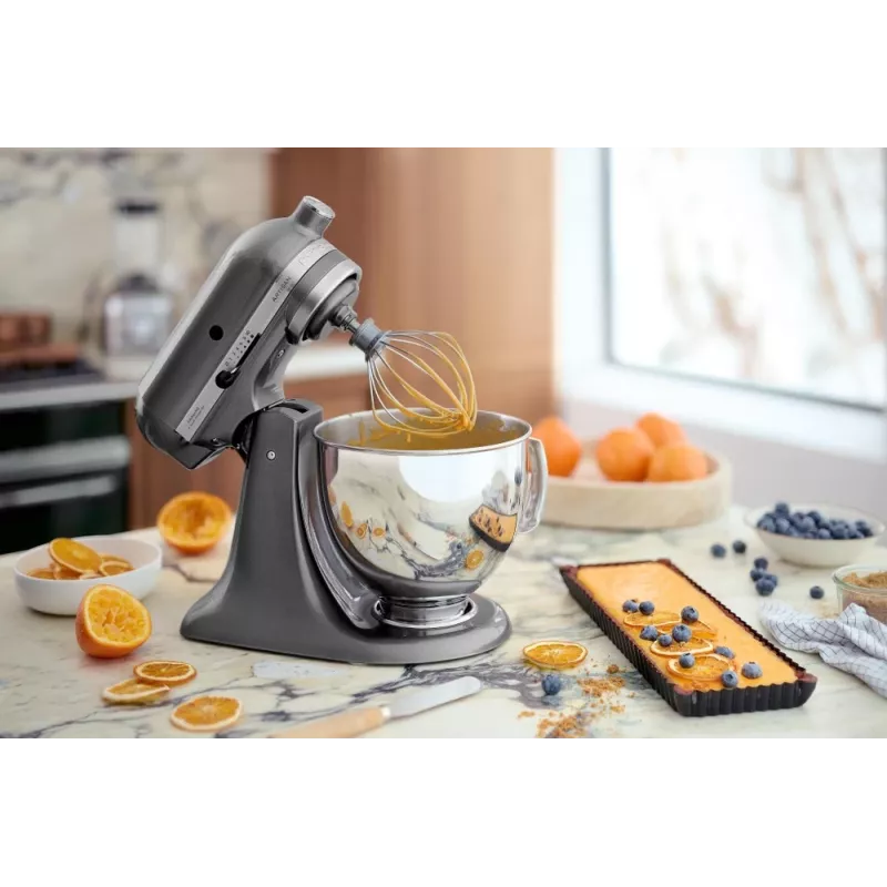 Virtuves kombains KITCHENAID Artisan 300 W 4.8 L Nerūsējošā tērauda bļoda Sudrabs