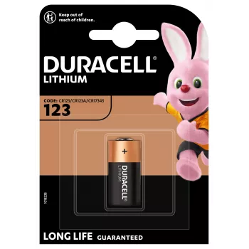 Duracell 123106 vienreizējās lietošanas baterija CR123A Litija