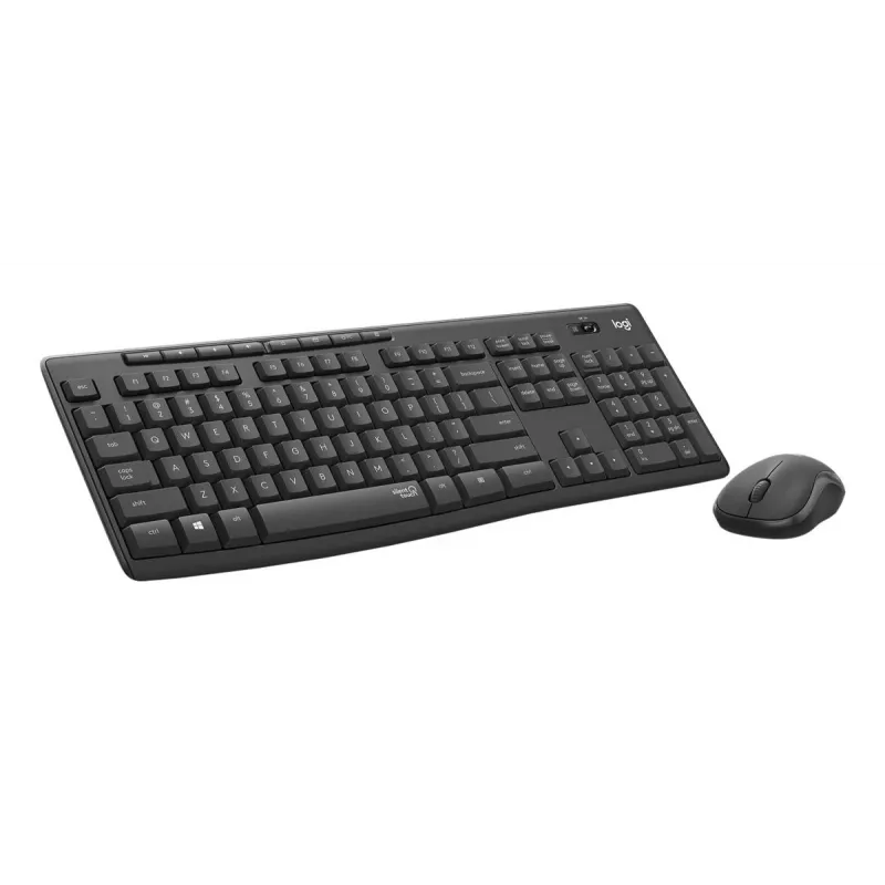 LOGITECH MK295 Klusais Bezvadu Tastatūras un Peles Komplekts - Grafīts - Qwertz Šveices/Luksemburgas