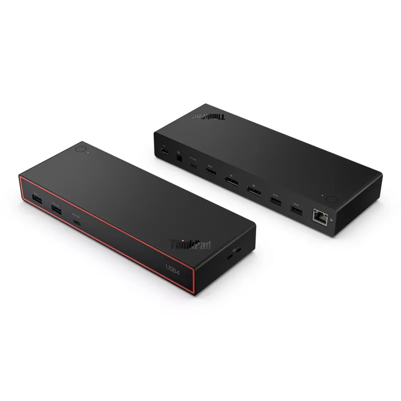 Lenovo ThinkPad USB4 Dokstacija 5000 Vadu Thunderbolt 4 Melna