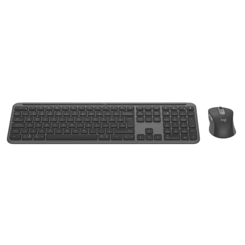 Logitech Signature Slim Combo MK950 - Bezvadu tastatūra un pele - Grafīts - QWERTY US/Starptautiskais