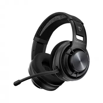 Turtle Beach Atlas Air bezvadu atvērtā tipa spēļu austiņas PC ar 24 bitu augstas precizitātes audio, apraides klases mikrofonu, peldošu austiņu kausu, atmiņas putu spilventiņiem un Bluetooth