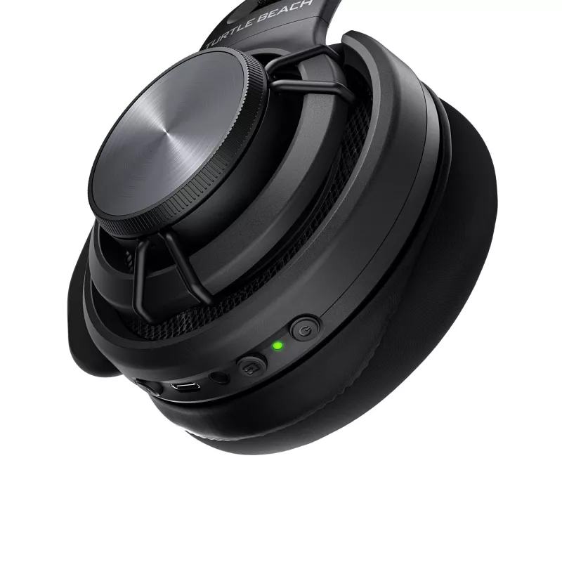 Turtle Beach Atlas Air bezvadu atvērtā tipa spēļu austiņas PC ar 24 bitu augstas precizitātes audio, apraides klases mikrofonu, peldošu austiņu kausu, atmiņas putu spilventiņiem un Bluetooth