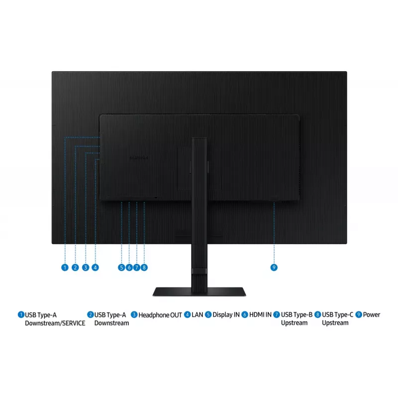 Samsung S80UD datora monitors 94 cm (37 collu) 3840 x 2160 4K Ultra HD LCD melns