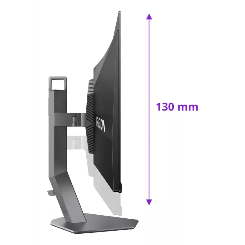 AOC AGON PRO AG276QKD2 datora monitors 67,3 cm (26,5 collu) 2560 x 1440 pikseļi Quad HD QD-OLED Melns, Pelēks
