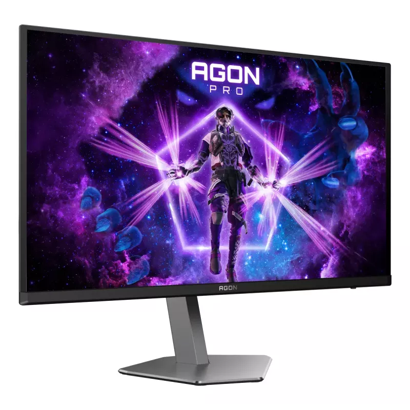 AOC AGON PRO AG276QKD2 datora monitors 67,3 cm (26,5 collu) 2560 x 1440 pikseļi Quad HD QD-OLED Melns, Pelēks