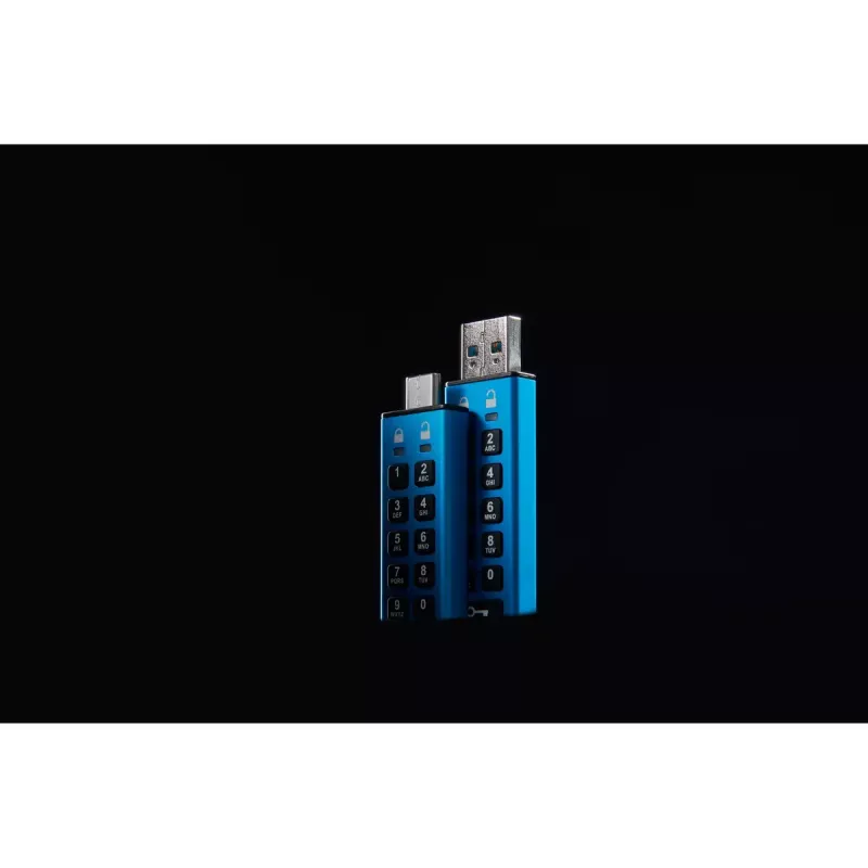 Kingston Technology IronKey 64GB USB-C taustiņu paneļa 200C, FIPS 140-3 Lvl 3 AES-256
