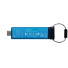 Kingston Technology IronKey 64GB USB-C taustiņu paneļa 200C, FIPS 140-3 Lvl 3 AES-256