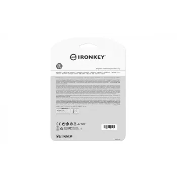 Kingston IronKey 16GB Vault Privacy 50 – šifrēts USB zibatmiņas disks, AES-256, FIPS 197
