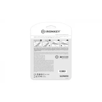 Kingston Technology IronKey 256GB Keypad 200, FIPS 140-3 Lvl 3 AES-256 šifrēts USB disks