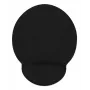 Manhattan Wrist Gel Support Pad un Peles Paliktnis, Melns, 241 × 203 × 40 mm, neslīdoša pamatne, Mūža garantija, Kartona iepakojums