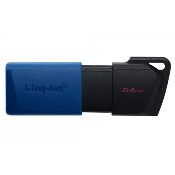 Kingston DataTraveler Exodia M 64GB USB 3.2 Gen 1 zibatmiņa (melnā + zilā krāsā) – 2 gab.