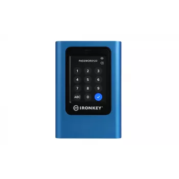 Kingston IronKey Vault Privacy 80 960GB ārējais SSD ar skārienekrānu un XTS-AES 256 bitu šifrēšanu
