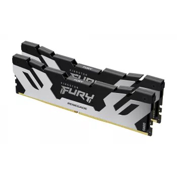 Kingston FURY Renegade 32GB (2x16GB) DDR5 6400MHz CL32 atmiņas komplekts, sudraba