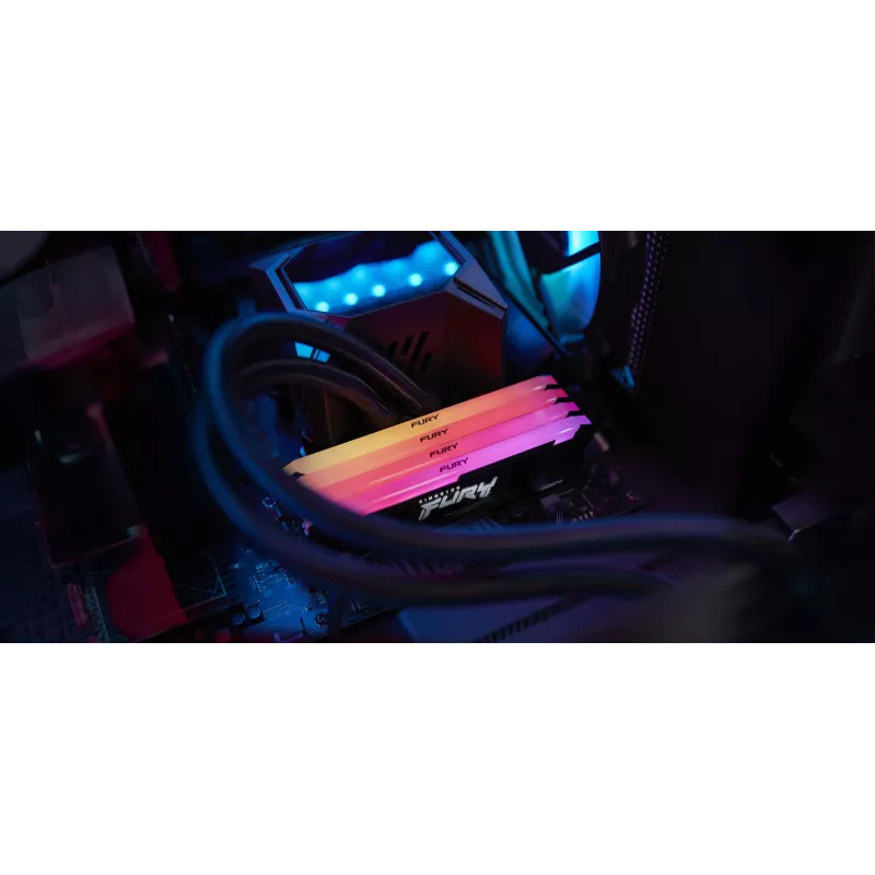 Kingston Technology FURY Beast 16GB 3600MT/s DDR4 CL17 DIMM (2 moduļu komplekts) RGB