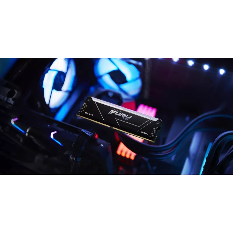 Kingston Technology FURY Beast 16GB 3600MT/s DDR4 CL17 DIMM (2 moduļu komplekts) RGB